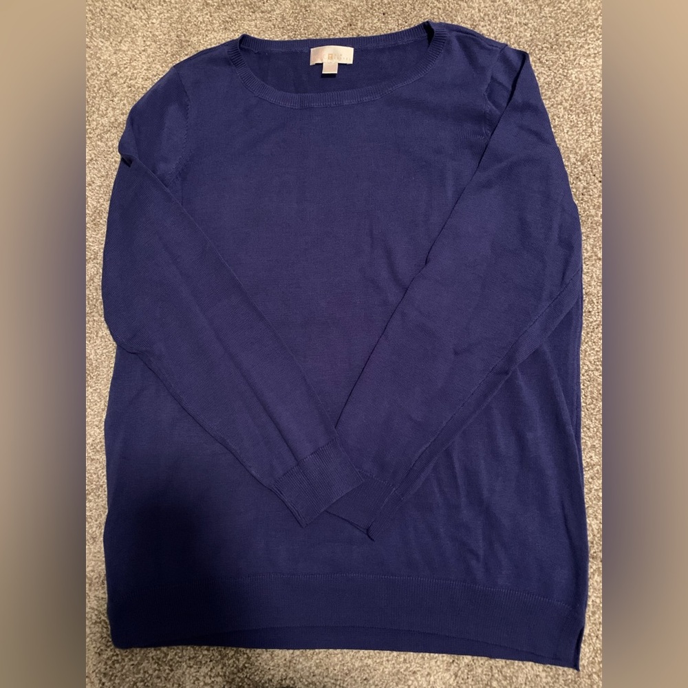 Belle Kim Gravel Long Sleeve Top